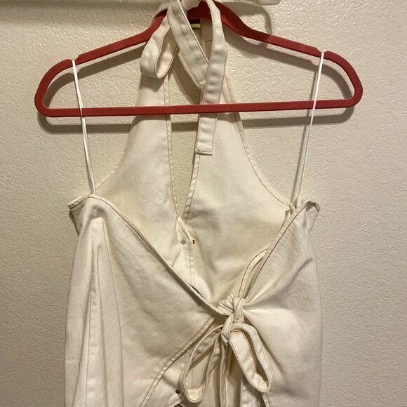 Lioness Princess Polly SET Ivory Hills Halter Top (M) and Top Model Jeans (L) - Picture 3 of 6